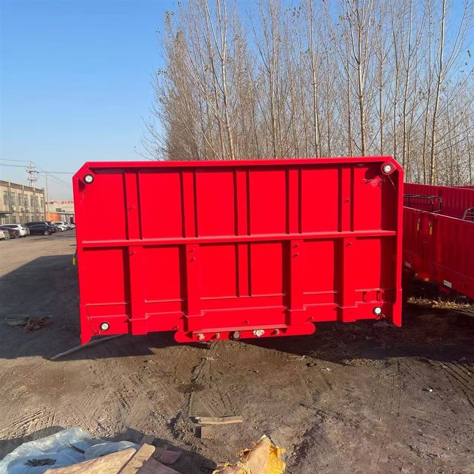 Fence Side Curtain Dropside Flatbed Trailer factory
